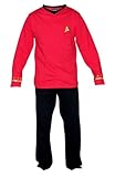 Star Trek Adult Scotty Officer Uniform Pajama Set (Medium)