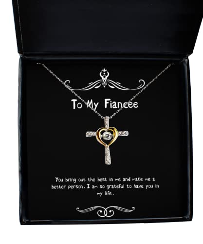 You bring out the best in me and make me a better person. I am. Cross Dancing Necklace, Fiancee Present From , Joke Jewelry For , Gifts from the heart, Gifts that keep on giving, Gift ideas for her,