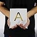Andaz Press Shiny Gold Foil Paper Pennant Hanging Banner with Gold Party Signs, Holy Baptism, White, Pre-Strung, No Assembly Required, 1-Set