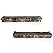 Better Homes and Gardens Picture Ledge Set - Spruce Up Any Room with Elegant Floating Shelves - Easily Install Your Wall Shelves in Minutes - Exclusive Brown Marble Finish
