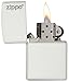 Zippo 214ZL White Matte Logo Pocket Lighter