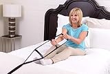 Stander BedCaddie Bed Ladder Sit-Up In-Bed Support Assist Handle with Adjustable Nylon Strap, Three Ergonomic Hand Grips