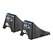 CURT 22800 Black Plastic Camper RV Wheel Chocks for Trailers, 2-Pack