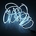 Lerway 3M/ 9.84FT Rope Neon Flexible Light Strip EL Wire Cable DIY Multicolor Cosplay Party Decoration (White)