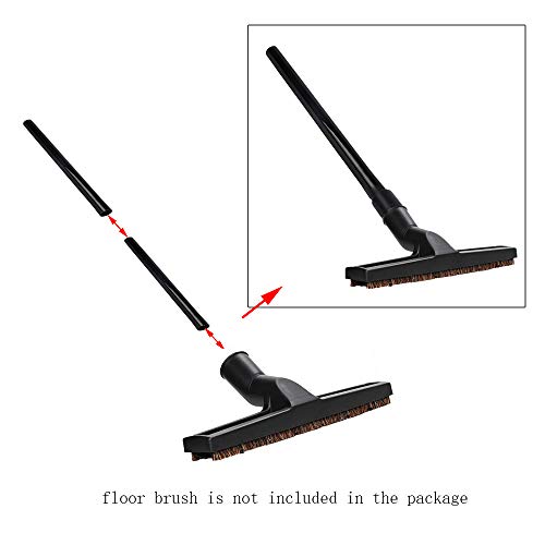 Eagles Pack of 3 Vacuum Cleaner 1-1/4" Extension Wands, Vacuum Cleaner Accessories, 32mm Vacuum Hose Plastic Wand Pipe Extent to 34inch (Black Hose, Pack of 3) - Thumbnail 5