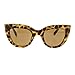 Womens Thick Plastic Frame Retro Vintage Style Cat Eye Sunglasses