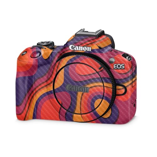 Carbon Fiber Camera Skin Compatible with Canon EOS R50 (2023) - Thermal Topogra…