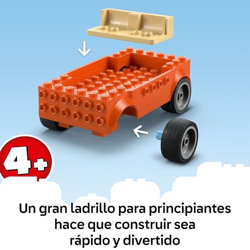 Bluey Excursión Familiar a la Playa de Bluey - 3 Minifiguras Inc. Bingo y Chilli - 2 Tablas de Surf, Castillo de Arena y Coche Construíble de Juguete - Regalo para Niñas y Niños de 4+ Años 11202