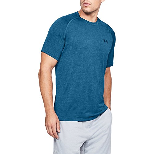 Under Armour Men's Tech Short Sleeve T-Shirt, Moroccan Blue (487