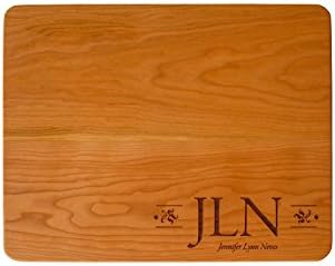 Engraved Handmade Hardwood Cutting Board Personalized and Customized