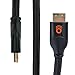 ECHOGEAR 4ft Braided 4k HDMI Cable - Supports HDR, 4K & 120fps Refresh Rate On PS5, Xbox Series X, & Other Devices - Gold Plated Connections & 48gbps Bandwidth