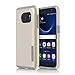 Samsung Galaxy S7 case, Incipio DualPro, Hard Shell Case with Impact-Absorbing Core Shock-Absorbing Impact-Resistant Dual-Layer Cover - Champagne/Light Gray