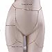 Bingirl Women Sexy Luxury Rhinestone Bikini Leg Body Chain Unique Waist Thigh Chains Jewelry (Gold)