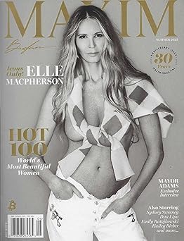 Maxim Magazine (September October 2024 Issue) Elizabeth Hurley
