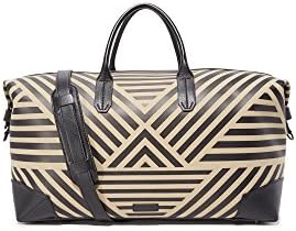 Uri Minkoff Men's Bonded Twill Wythe Weekender, Khaki, One Size