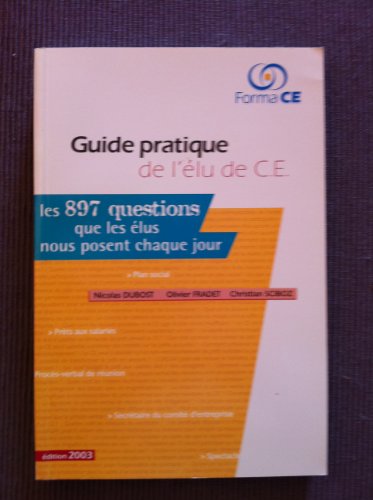 Guide pratique de l'élu de CE