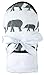 Ultra Soft Bamboo Hooded Baby Bath Towel - Extra Large - Elephant - Super Absorbent