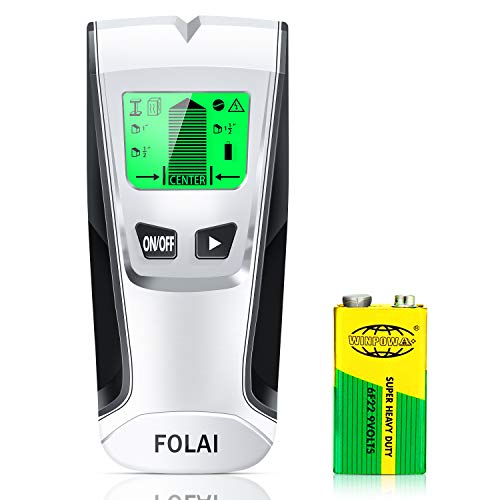 Stud Finder Sensor Wall Scanner -4 in 1 Electronic Stud Posi Tioner with Digital LCD Display,Central Positioning Stud Sensor and Sound Alarm are Display for Wood AC Wire Metal Studs Detection