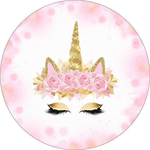 Multi Function Cell Phone Holder.Expanding Stand and Grip Mount Holder(white)-Cute Unicorn Face Pink Gold