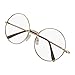 Vintage Clear Transparent Oversized Glasses Womens Eyewear Unisex Eyeglasses 55