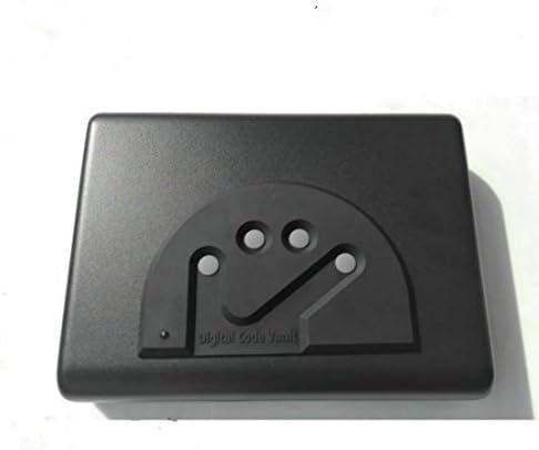 Portable Pistol Safe Case with Biometric Fingerprint Combination Lock Gun Pistol Safe Jewelry Handgun Safe Box Security Box Hidden in Bedroom Car 500C-OK
