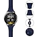Yutior Sport Bands Compatible with Samsung Galaxy Watch 3 41mm Galaxy Active 40mm & Galaxy Watch Active 2, 20mm Silicone Band Narrow Wristband for Samsung Galaxy Smartwatch Active 2, Women Men Small