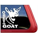 Obey The Goat ~ Dairy Goat Window Decal Sticker