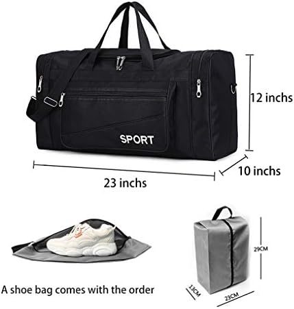 Tanlys Duffle Bag 10 Years Durable Gym Bag Travel Duffel Bag for men women (Black) 5 Tanlys Duffle Bag 10 Years Durable Gym Bag Travel Duffel Bag for men women (Black)