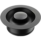 Sink Flange for Garbage Disposal Stopper Universal Stainless Steel Flange Plug Fit 3-1/2 Inch Standard Sink Drain Openings Ga