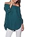 Just Quella Women's Off The Shoulder Top Blouse 8422