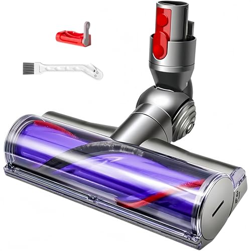 Tête de brosse motorisée pour Dyson V7 V8 V10 V11 V15 & SV10 SV11 SV12 SV14 SV17 SV22 SV28 SV47, Rouleau à libération rapide pour sols durs et tapis, avec verrouillage de gâchette
