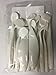 Blue Water Candy - Rock Fish Candy 9-Inch Shad Bodies, 12 Pack (White)
