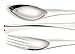 Yamazaki TW-00 Gone Fishin' 5-Piece Placesetting,Silver