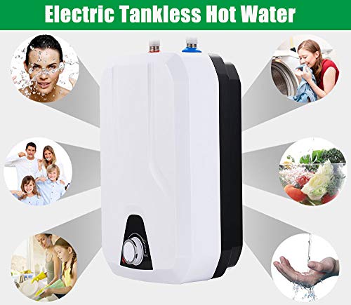 image for DOMINTY Electric Hot Water Heater for Kitchen Bathroom Household, 8L 1