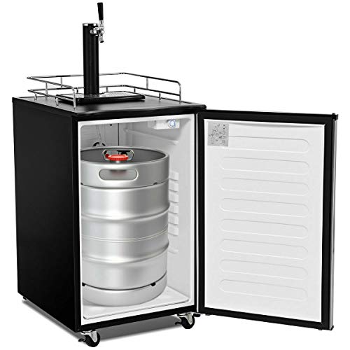 4 COSTWAY+Kegerator+Single+Tap+Refrigerator+Compressor