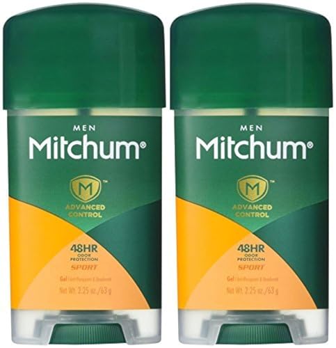 Mitchum Clear Gel Antitranspirant & Deodorant für Herren, Super Sport, 64 ml, 2 Stück