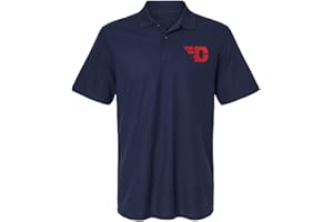 Campus Lab Officially Licensed Men's Embroidered Knit Polo, 100% Cotton Short Sleeve Shirt, Primary Logo Collection