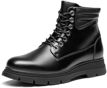 bruno marc men's cap toe combat dress casual chukka boots Men's Chukka Casual Dress Boots-BRUNO MARC