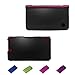DSI XL Case, BLACK Nintendo DSi XL LL NDS i NDSI XL Aluminum Metal Case Skin Protector Cover + Free Screen Protectors (Many Colors Available), BLACK