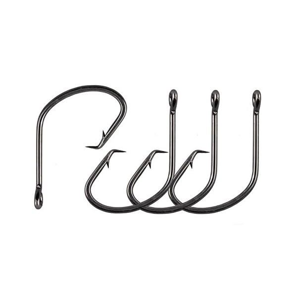 Shaddock-Fishing–160pcsbox-7381-Offset-Sport-Circle-Hooks-Black-High-Carbon-Steel-Octopus-Fishing-Hooks-Size1-50