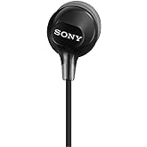 Sony MDR-EX15LP-BLACK In-Ear Headphones with Tangle Free Cord and 3 Pairs of Silicone Ear Buds