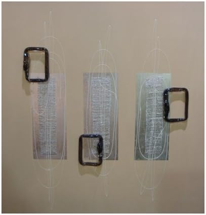 Contemporary Brown Fused Glass Wall Art Amazon Co Uk Kitchen Home