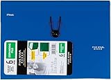 Five Star 6-Pocket Expanding File, 13 x 9.38 Inches, Assorted Colors