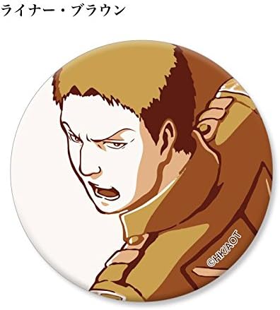 Amazon ライナー ブラウン 進撃の巨人 トレーディング缶バッジ カラーパレットver Vol 2 アニメ 萌えグッズ 通販