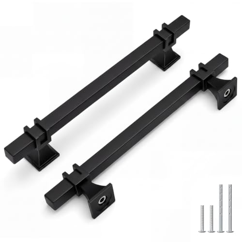 Goldenwarm Black Cabinet Pulls 5 Inch 25 Pack