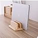 Double Vertical Laptop Stand for Desk Kirigen Office Organizer Rack – Desktop Holder with Adjustable Dock Size Up to 1 inch – Compatible with MacBook Notebook Surface Pro- Natural Wood (LTKD-2-NA)thumb 2