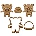 Kai KAI DN0200 Cookie Cutter, Rilakkuma Stamp, Makes Expressions, Made in Japan