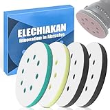 4 Pack Upgraded Foam Sanding Pads for Orbital