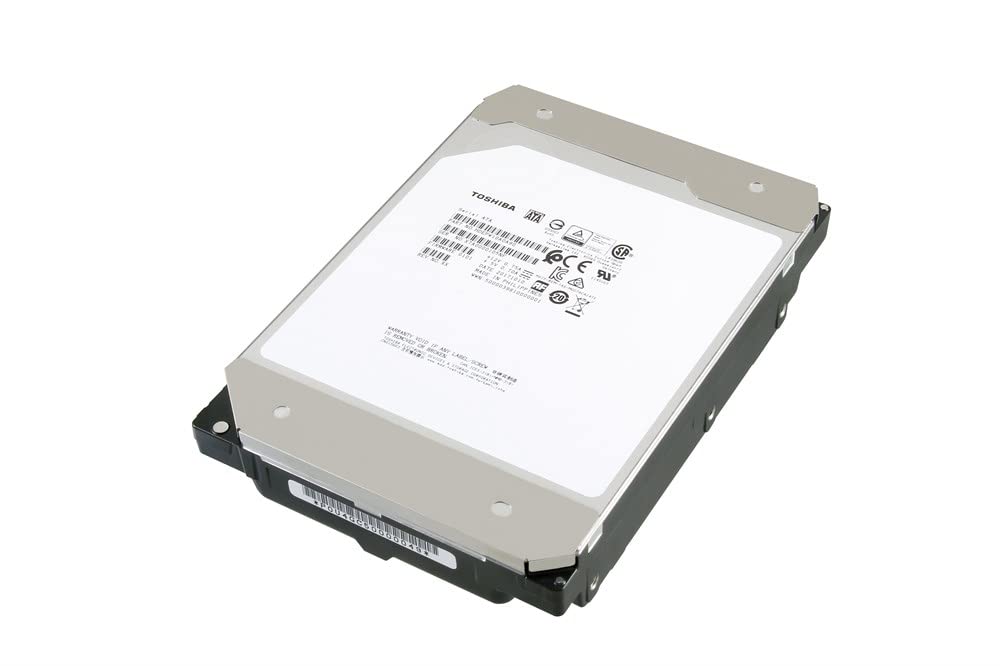 Toshiba 12TB Enterprise Internal Hard Drive – MG Series 3.5" SATA HDD for Server, Storage, 24/7 Operation, Hyperscale, Cloud (MG07ACA12TE)