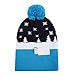 W-plus Ugly LED Christmas Hat Novelty Colorful Light-up Stylish Knitted Sweater Xmas Party Beanie Cap